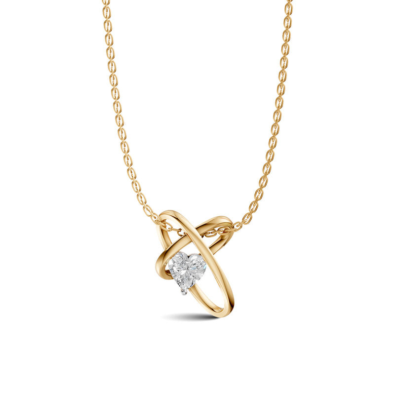 Heart Shaped Lab Grown Diamond Earring | Lightweight | Ekatra