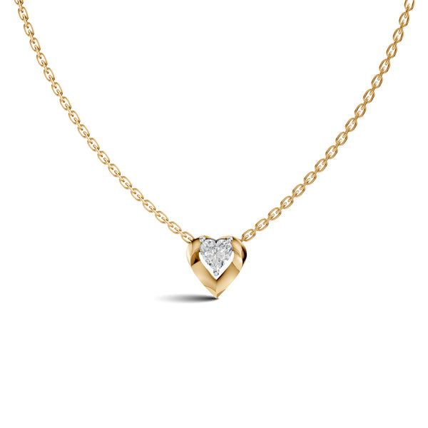 Heart Shaped Lab Grown Diamond Earring | Lightweight | Ekatra