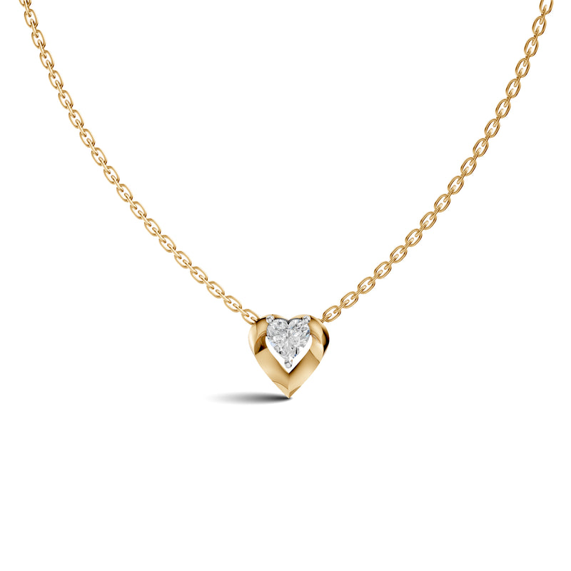 Heart Shaped Lab Grown Diamond Earring | Lightweight | Ekatra