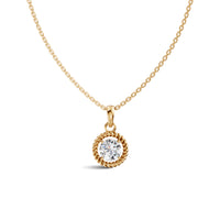 Round Solitaire Diamond Pendant | (1.00 ct) | Ekatra Jewels