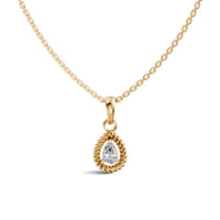 Pear Solitaire Diamond Pendant | (0.50 ct) | Ekatra Jewels