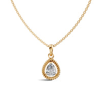 Pear Solitaire Diamond Pendant | (1.00 ct) | Ekatra Jewels