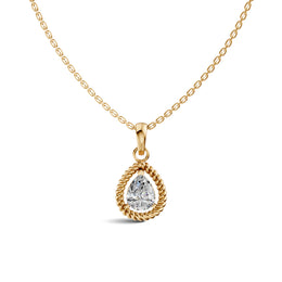 Pear Solitaire Diamond Pendant | (1.00 ct) | Ekatra Jewels