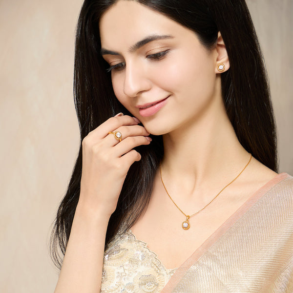 Round Solitaire Diamond Set | (1.00 ct) | Ekatra Jewels