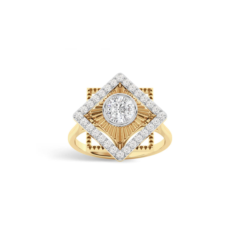 Sacred Geometry Grace Symmetry Ring