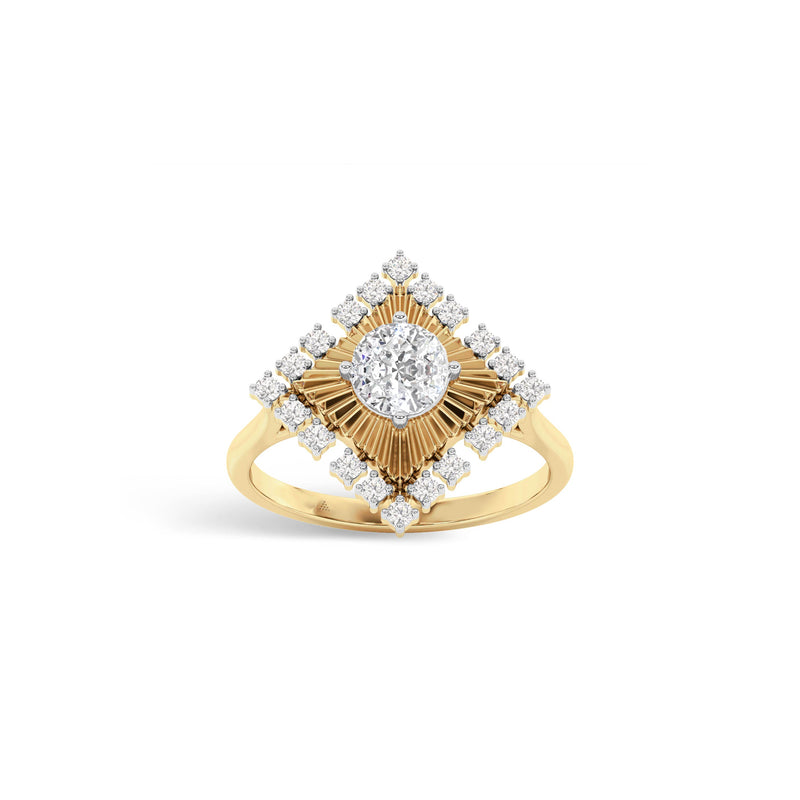 Sacred Geometry Confidence Structure Ring