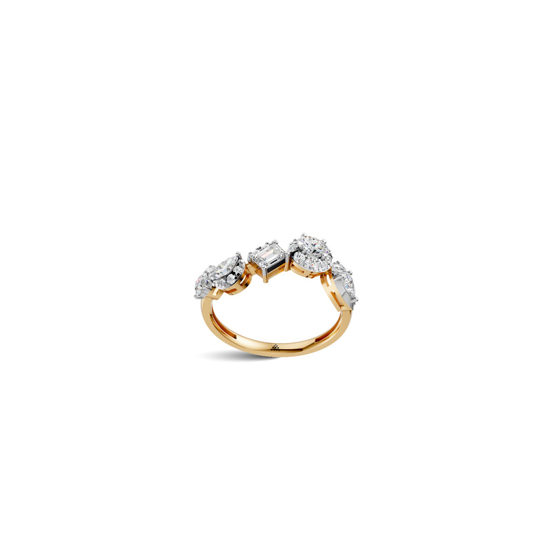 Affection Multi Shape Diamond Ring