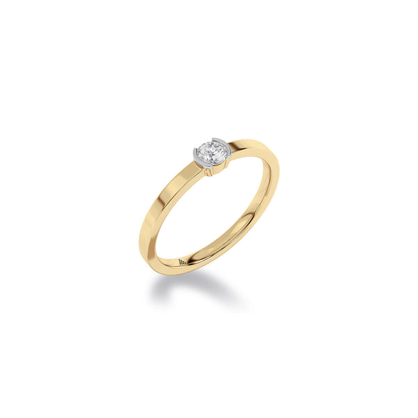 Diamond Diaries Eternal Script Solitaire Ring