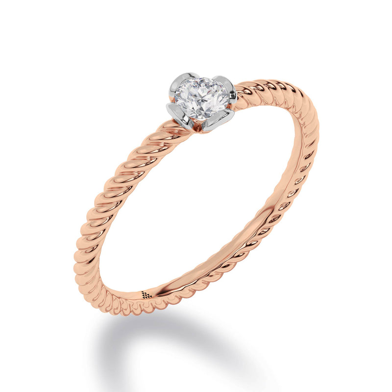 Diamond Diaries Nexus Solitaire Ring