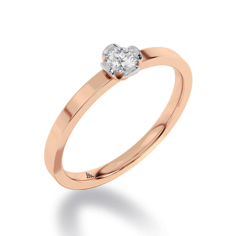 Diamond Diaries Timeless Zenith Solitaire Ring