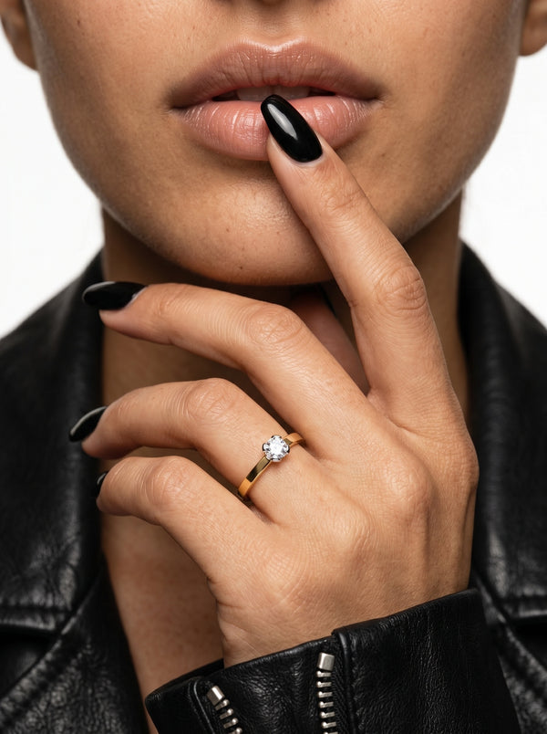 Diamond Diaries Timeless Zenith Solitaire Ring