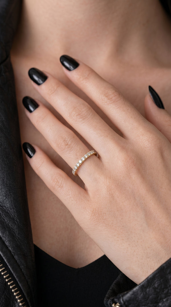 Diamond Diaries Trendy Orbit Ring