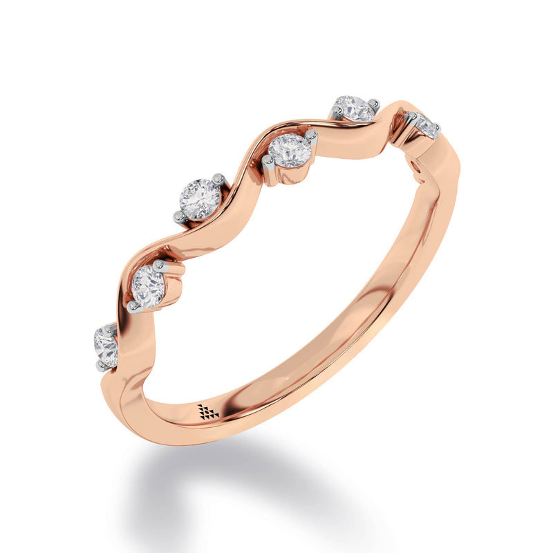Diamond Diaries Modern Flux Ring