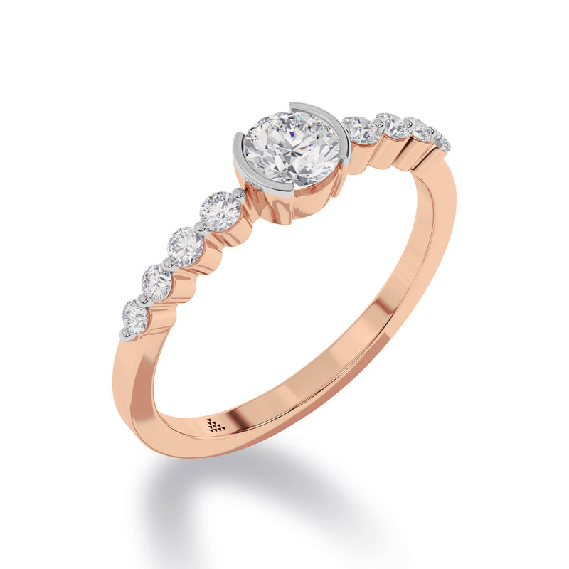 Diamond Diaries Brilliant Forever Solitaire Ring