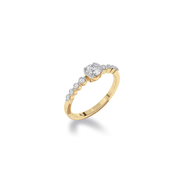 Diamond Diaries Brilliant Forever Solitaire Ring