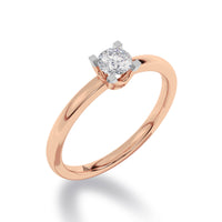 Diamond Diaries Forever Draught Solitaire Ring
