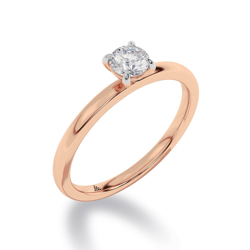 Diamond Diaries Four-Prong Solitaire Ring