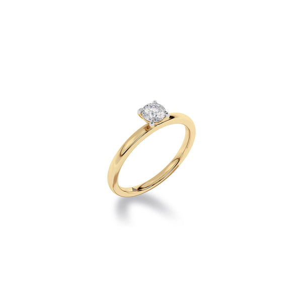 Diamond Diaries Four-Prong Solitaire Ring