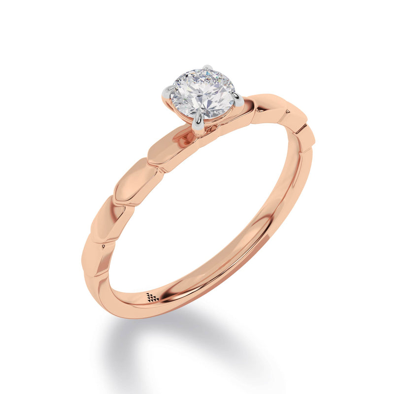 Diamond Diaries Timeless Verse Solitaire Ring