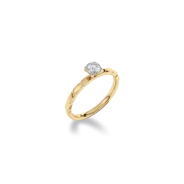Diamond Diaries Timeless Verse Solitaire Ring