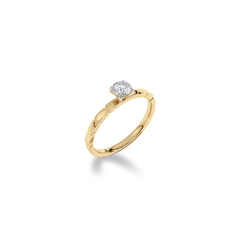 Diamond Diaries Timeless Verse Solitaire Ring