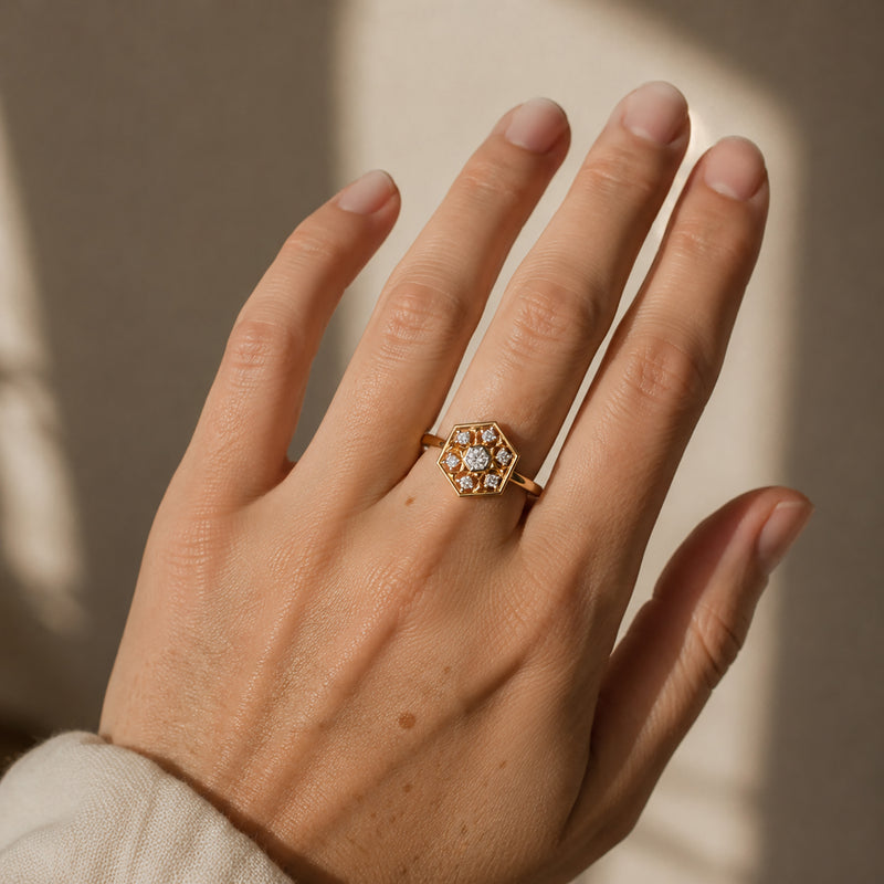 Diamond Diaries Vault Symmetry Ring