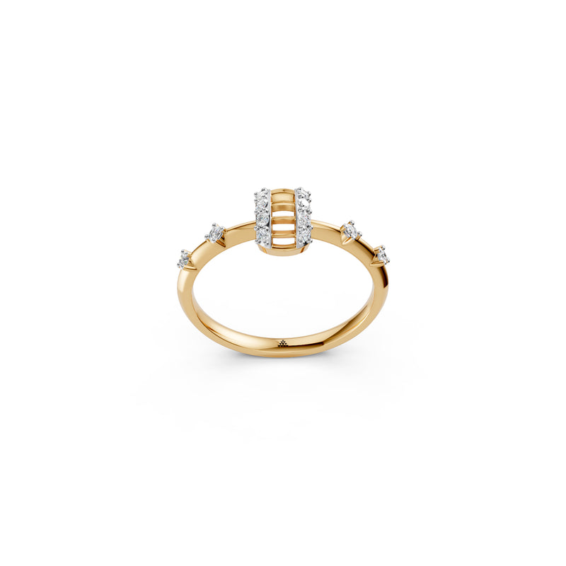 Diamond Diaries Presence Arc Ring