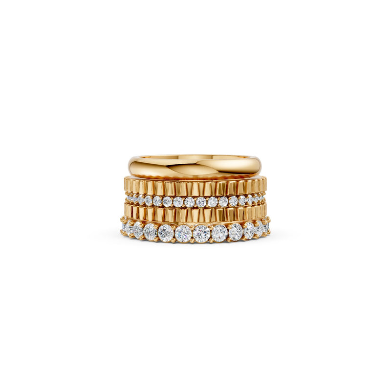 Oh My Gold Coil Ridge Ring