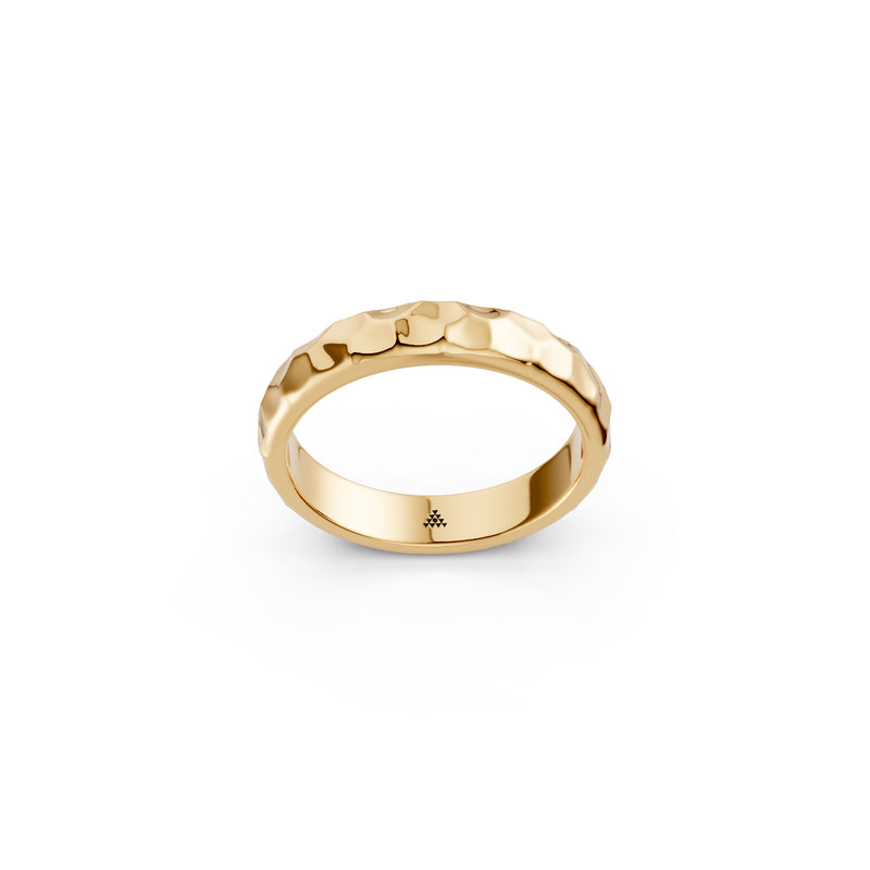 Oh My Gold Crescent Ring