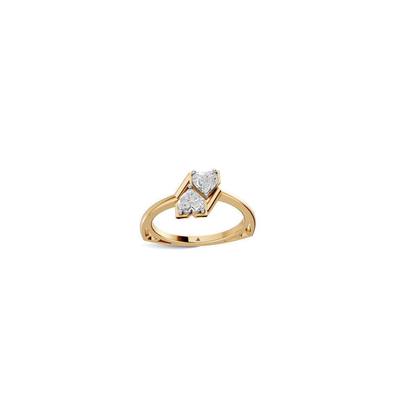 Heart Shaped Lab Grown Diamond Earring | Lightweight | Ekatra