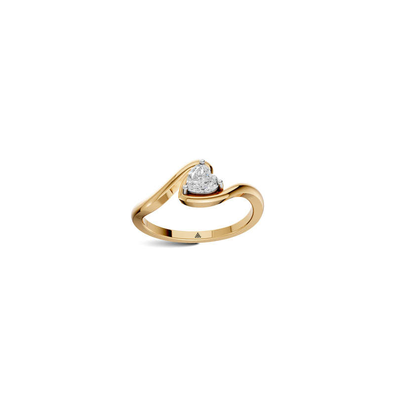 Heart Shaped Lab Grown Diamond Ring | Lightweight | Ekatra