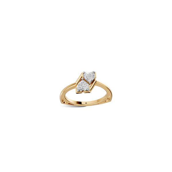 Heart Shaped Lab Grown Diamond Ring | Lightweight | Ekatra