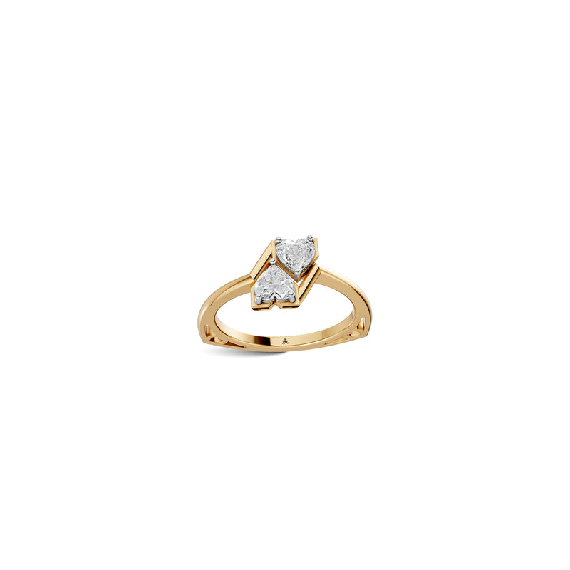 Heart Shaped Lab Grown Diamond Ring | Lightweight | Ekatra
