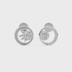 Universe In Motion Solitaire Diamond Earring