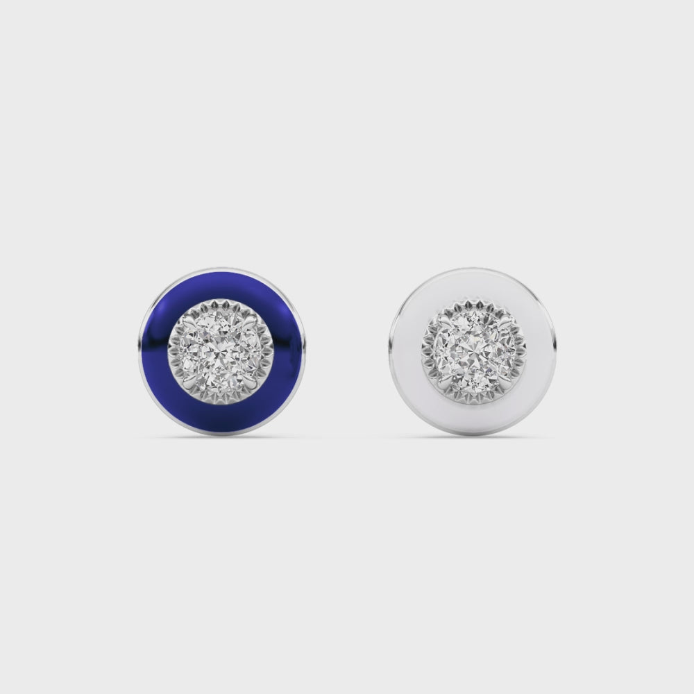Universe In Motion Solitaire Diamond Earring