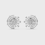 Universe In Motion Solitaire Diamond Earring